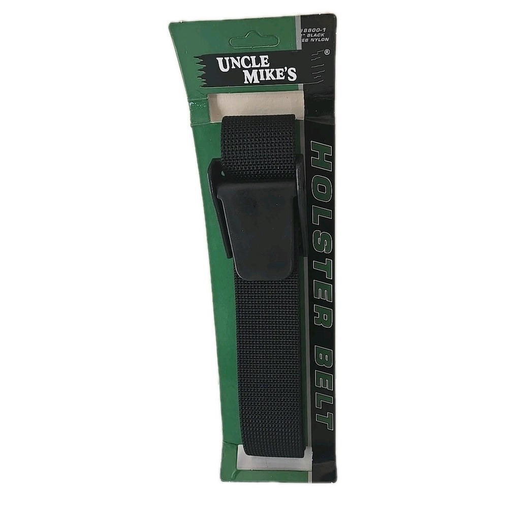 NEW Uncle Mike's 8800-1 Nylon Duty Belt 2" Black Web Fits Up to 50" Waist XL